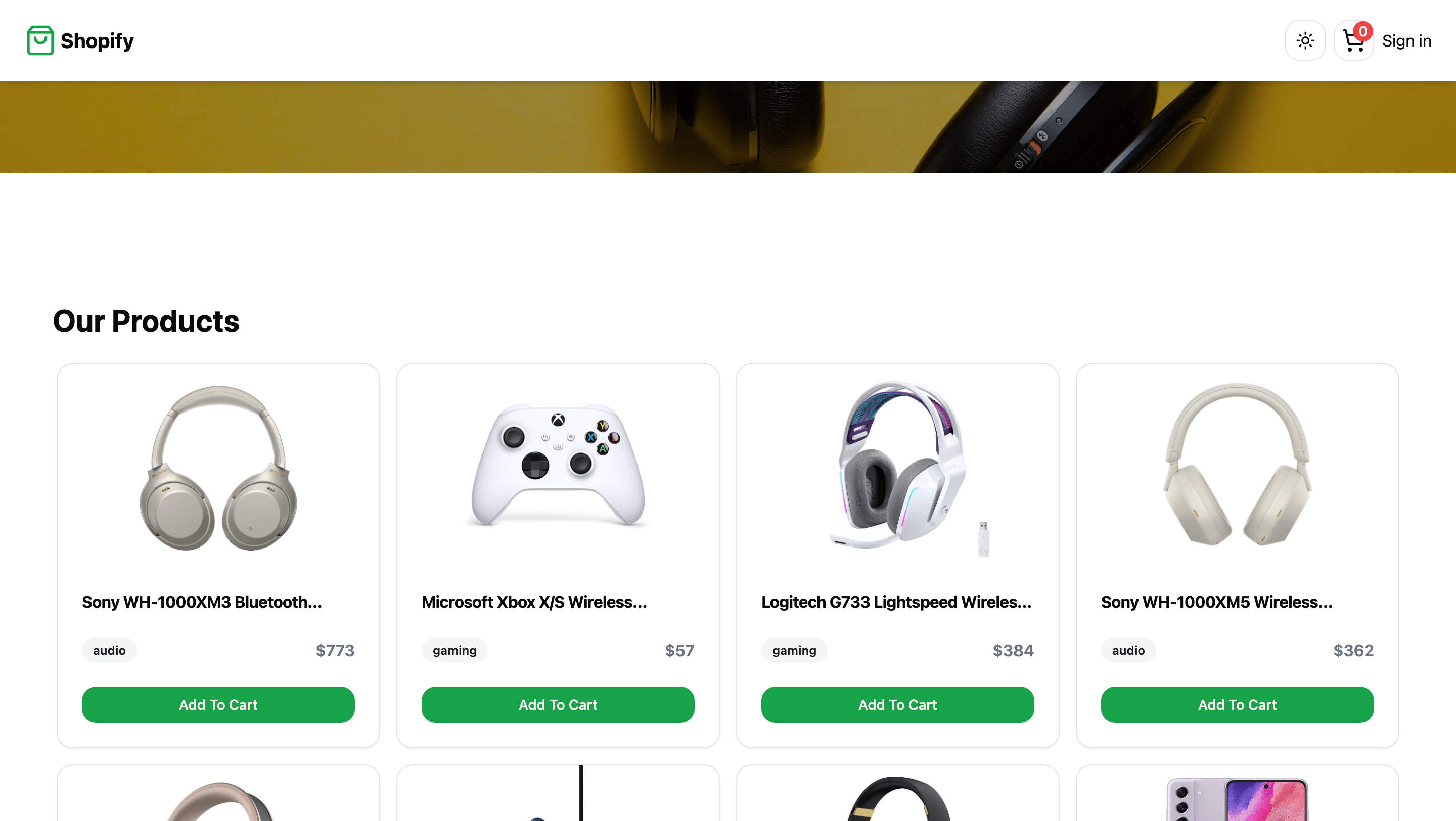 Online Electronics Store